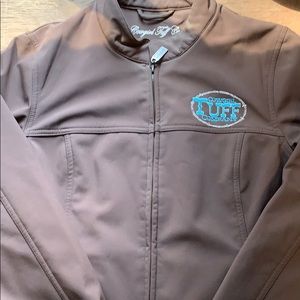 Cowgirl Tuff Co. brown size large neoprene jacket